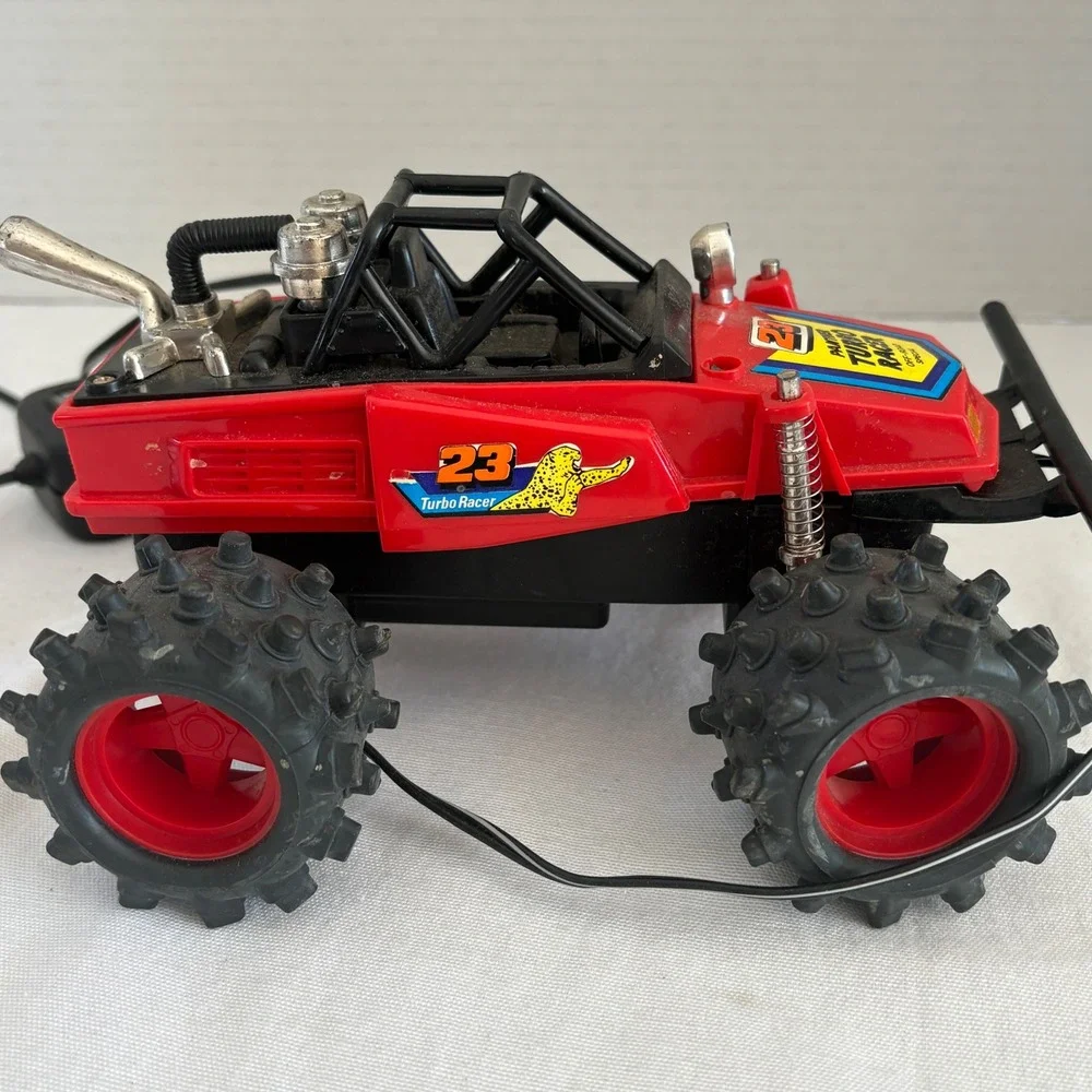 Vintage Nikko Atlas 6 and Panther Turbo Racer RC Car Lot with Controllers‎ 27MHz